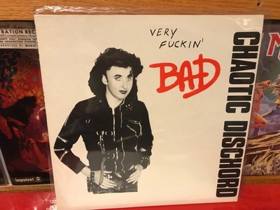 CHAOTIC DISCHORD VERY FUCKIN' BAD NOT VERY NICE GRR3 UK VINYL LP