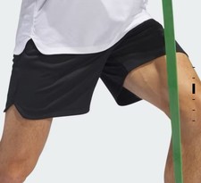 Adidas Men's Large Axis 7  Woven Shorts Zip Pockets IT1098 Breathable New