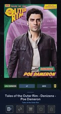 2020 AWARD CARD UC TALES OF OUTER RIM DENIZEN POE DAMERON TOPPS STAR WARS TRADER