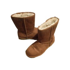 Brown Ugg Boots White Fur On Inside Brand;Just Be. Size:7-8. Brand New , 13