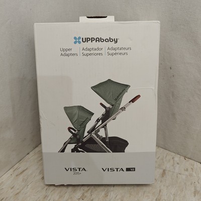 Stroller Upper Adapters for UppaBaby Vista 2015+ & Uppababy Vista V2 Black
