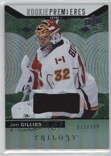 2017 Trilogy Rookie Premieres Level 1 Green Foil Jersey /399 Jon Gillies #64 3ng