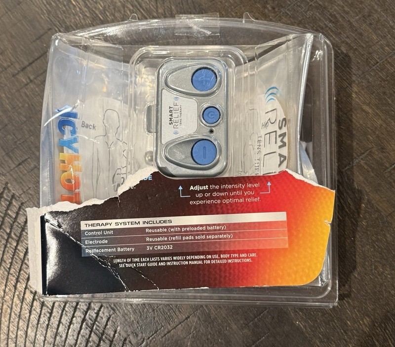 Icy Hot Smart Pain Relief Tens Therapy Unit Back & Hip NEW NOS Reusable Open Box