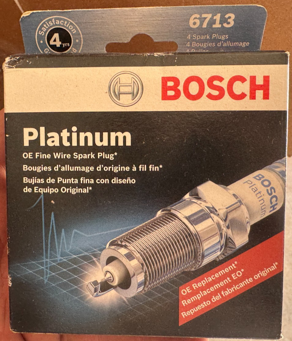 4- Pack of Bosch 6713 FR8MPP30X 0242230562 Platinum Spark Plugs Toyota