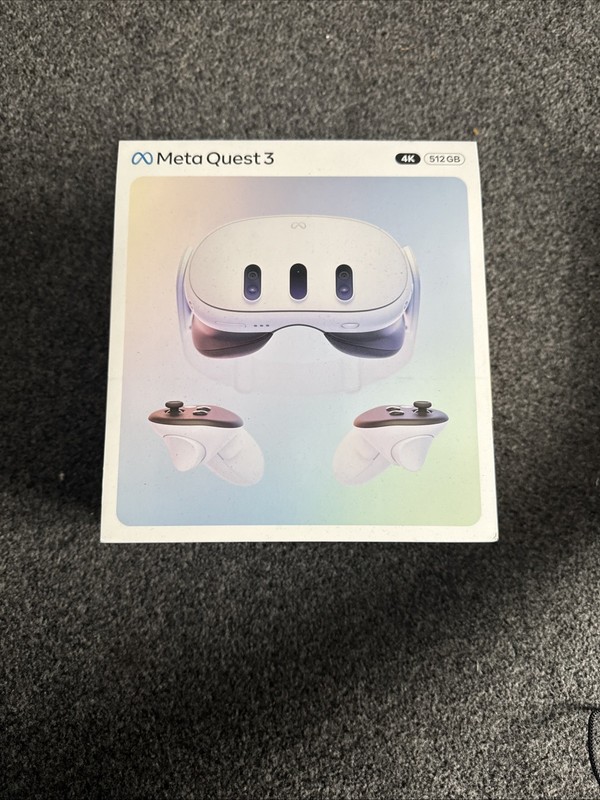 Oculus Meta Quest 3 All-in-One VR Headset 512GB with Controllers Sealed New Box