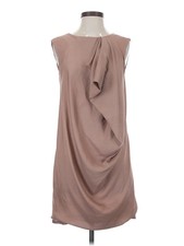 Halston Heritage Women Brown Cocktail Dress 4