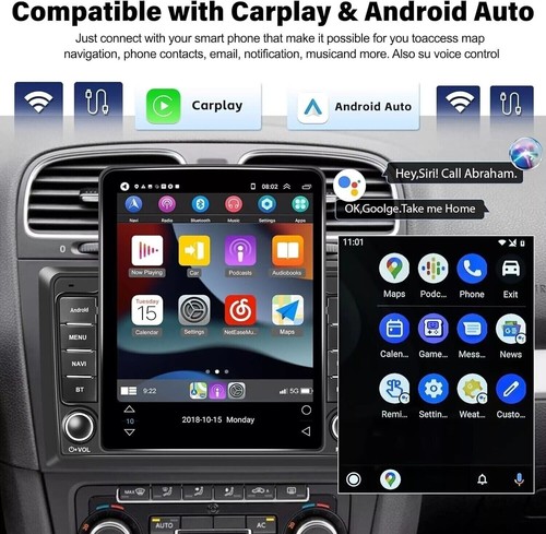 9.7" Android Carplay Car Stereo Radio GPS Navi 4+64GB For Toyota Venza 2008-2016 - Picture 5 of 13