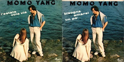 DISCO 45 GIRI    MOMO YANG    L'ESTATE VOLA VIA // BISOGNA AMARSI UN PÒ 