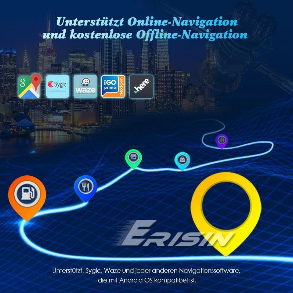 8-Kern Android 13 CarPlay Autoradio Navi BMW 3er 5er E60 E61 E63 E64 E90 E91 CCC - Bild 2 von 4