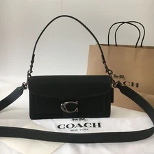 COACH Tabby 26 CH857 2way Shoulder Bag Crossbody Black Brass Outlet