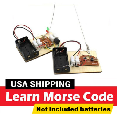Kits,Learn Morse Code,a Telegraph MachineElectric Circuit Experiment(No Battery)