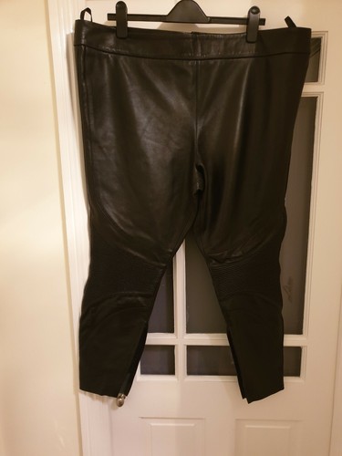 Womens Ladies leather Leggings 