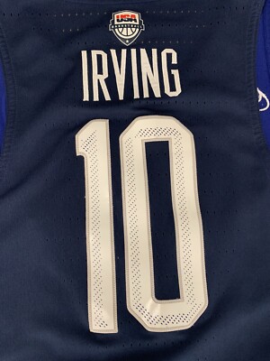 NIKE バスケ アメリカ代表 USA 10 IRVING Jersey M NIKE Kyrie Irving #10 STITCHED USA Basketball Jersey 2016