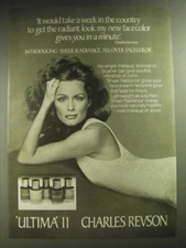 1974 Charles Revson Ultima II Sheer Radiance All-Over Facecolor Advertisement