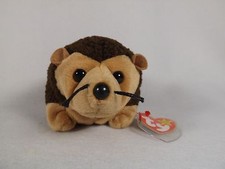 TY Beanie "Prickles" Brown Hedgehog "Errors" Adult Owned W/Tag