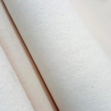 NATURAL UNPRIMED CANVAS COTTON DUCK FABRIC 10 oz - 60" SINGLE OR MULTIPLE YARDS