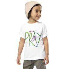 Pray Christian 100 Cotton Toddler Tee