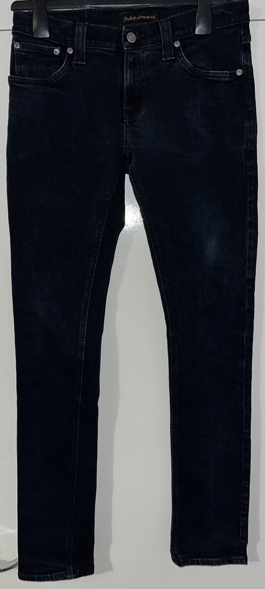Nudie Jeans 'Tight Long John' Jeans, Black, Men's W30 L31, Skinny