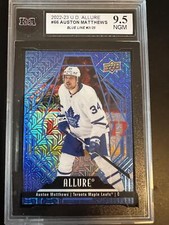 2022-23 UPPER DECK ALLURE BLUE LINE AUSTON MATTHEWS 03/35 KSA 9.5 TORONTO #66