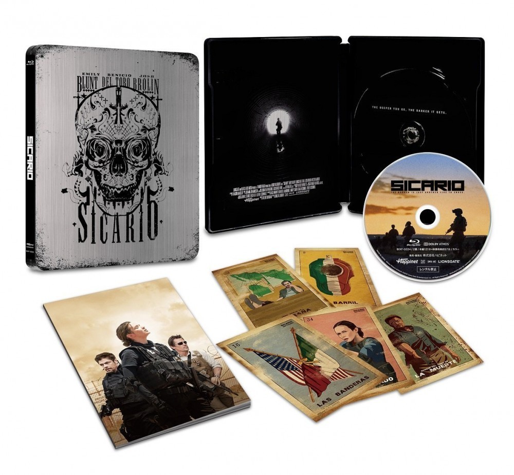 ボーダーライン SICARIO Steelbook SICARIO Borderline First Limited Edition Blu Ray Steel Book
