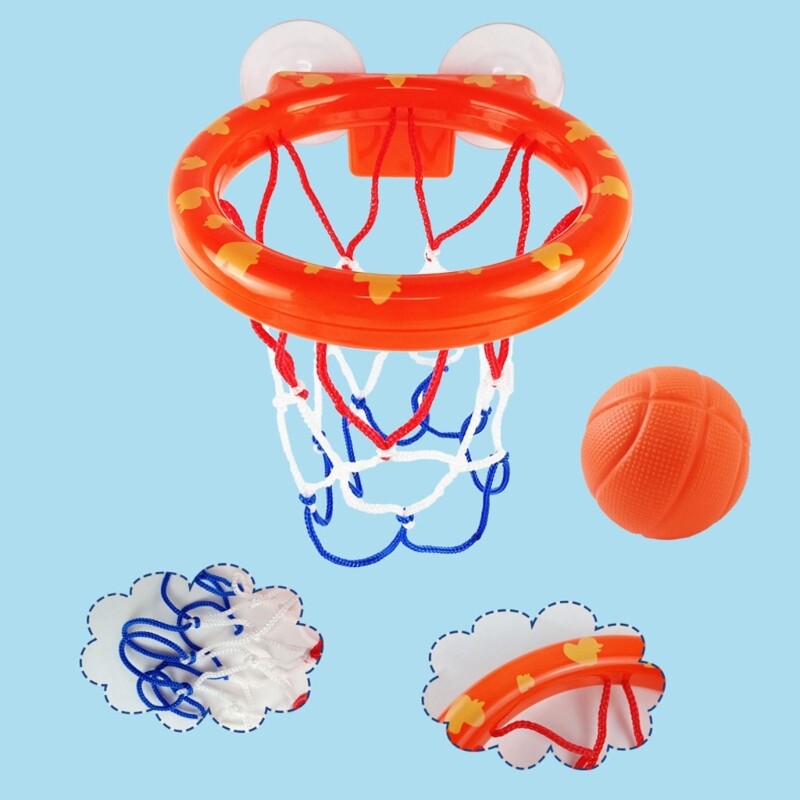Baby Bath Toy Boy Water Toy Bathroom Bathtub Shooting Basketball Hoop Play Set eBay