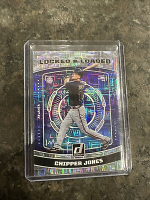 2023 Panini Donruss - Locked & Loaded Vector #LL3 Chipper Jones