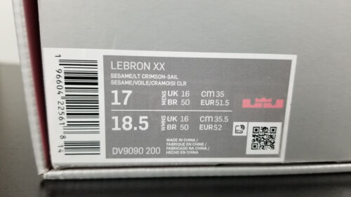 NIKE LEBRON 20 "FOUR HORSEMEN" BASKETBALLSCHUHE SESAM NEU DV9090-200 (GR. 17) - Bild 2 von 15