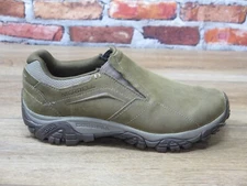 Men's Merrell Moab Adventure Moc Slip-On Leather Hiking Shoe Boulder *J91835/W