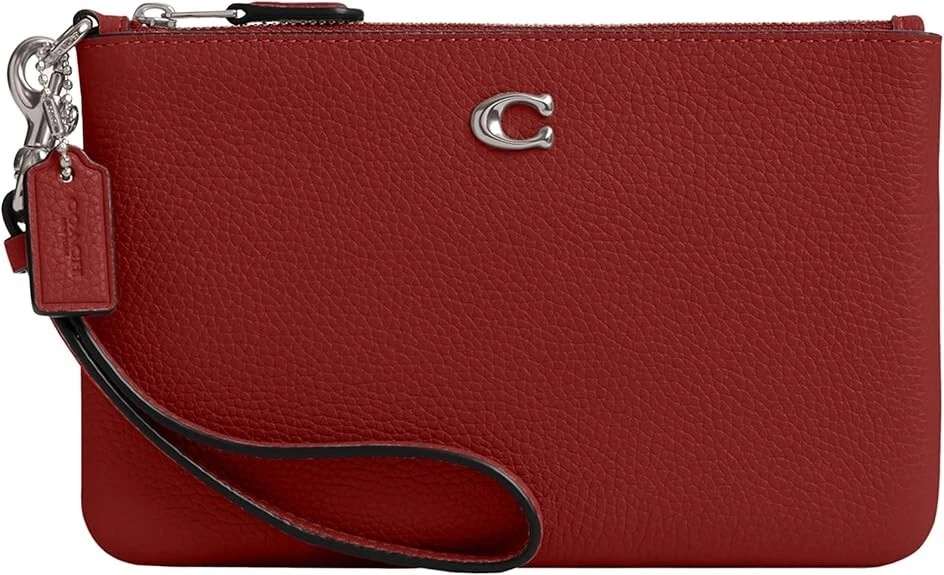 Sac à main Coach petit bracelet style rubis/argent CH818 Supreme Wallet   Neuf avec étiquette