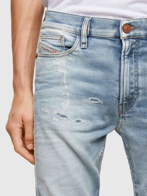 NEW DIESEL D-REEFT 069UC JOGG 27-28 L32 SKINNY MAN MENS JEANS ICE