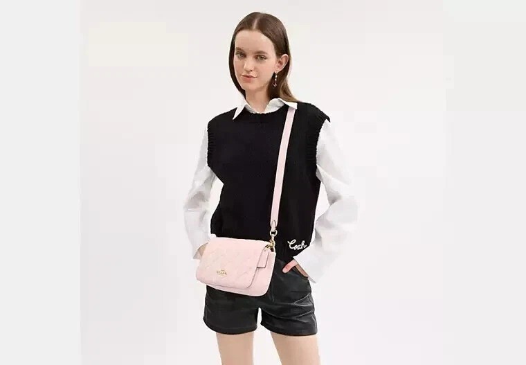 お得なキャンペーンも COACH クイン バッグ・キルティング ブラック 