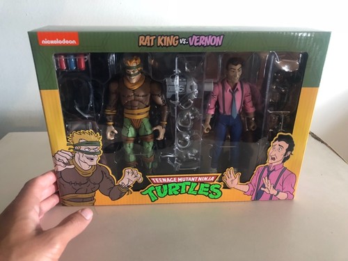 NECA TMNT Rat king vs Vernon Target Exclusive 2 pack Nickelodeon ย ๐ฅ๐ฅ๐ฅ๐ฅ - Picture 2 of 6