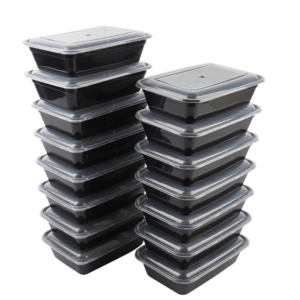 60 Piece Meal Prep Food Storage Containers eBay
