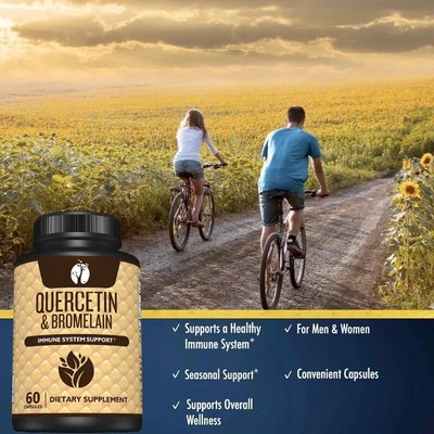 Quercetin and bromelain supplements