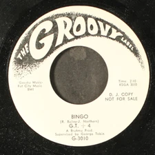 G.T. + 4: bingo GROOVY 7" Single 45 RPM