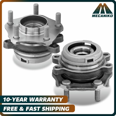 Pair Front Wheel Bearing Hub for 2.5L 2007- 13 Nissan Altima 08 09 10 11 12