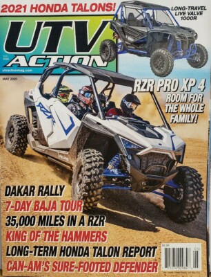 UTV Action May 2020 Honda Talons Dakar Rally 7-Day Baja Tour FREE SHIPPING CB