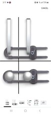 - Pack of 12 - Baby Proofing Cabinet Locks Adjustable U Shaped Baby Safety La...