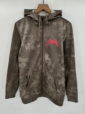 Nike Therma-FIT Story Pack Full Zip Hoodie Jacket Gray Men's Small Tall Fit