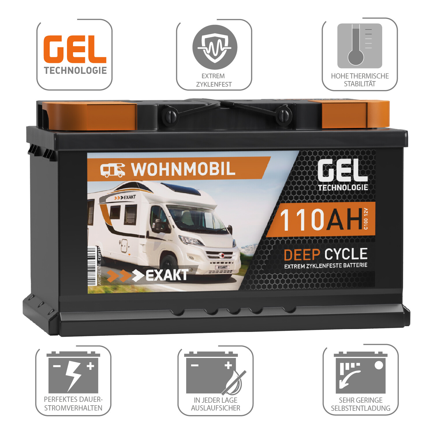 Verwunderlich Gel Batterie Auto Bild