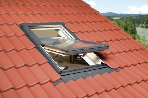 OPTILIGHT ROOF WINDOW Loft Skylight Rooflight + Flashing for Slate or Tile Roof - Picture 2 of 9