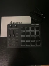 Donner STARRYPAD EC3305 MIDI Drum Machine Pad Beat Maker - 16 Beat Pads