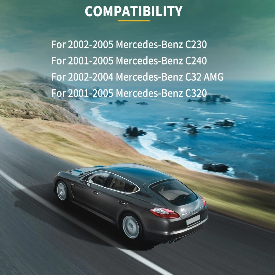 Aluminum AC Condenser For 01-05 Mercedes-Benz C320 05-10 SLK55 AMG 02-04 C32 AMG - Изображение 2 из 4