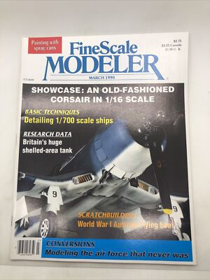 Fine Scale Modeler Magazine - March 1990