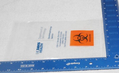 Clear Biohazard Specimen Transfer Sealtop Bags 2Mil Size 6x9 1000 bags LDPE