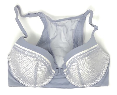 Victoria's Secret Body By Victoria Lined Demi Bra sz 34DD OR 34DDD Blue