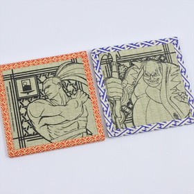 NEOGEO - TATAMI COASTER (90mm) - Samurai Shodown C (7 pcs Set) SNK Official 225