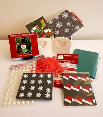 Download Job Lot New Christmas Craft Supplies Decorations Card Crafts Paper Crafts Ebay PSD Mockup Templates