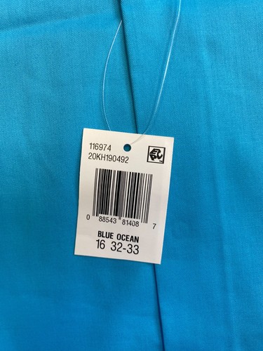 Van Heusen Shirt Mens 32/33 Blue Flex Collar Casual Workwear Party - Picture 5 of 13