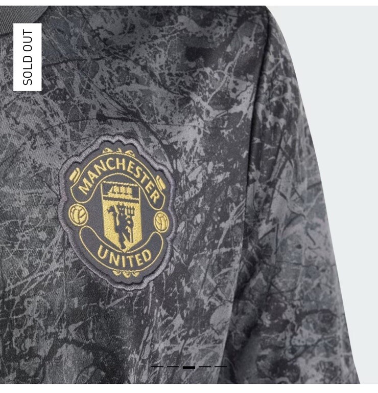 ウェア Manchester Utd x Stone Roses by Adidas Adidas IQ1565 MANCHESTER UNITED STONE ROSES PRE-MATCH JERSEY